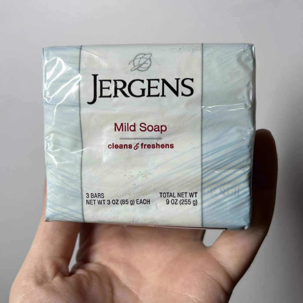 NWT 3pk Jergens Mild Soap Cleans & Freshens - 3oz Each (9oz total)